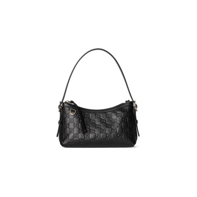 GUCCI GG EMBLEM SMALL SHOULDER BAG ‎847450 (22*14*8cm)